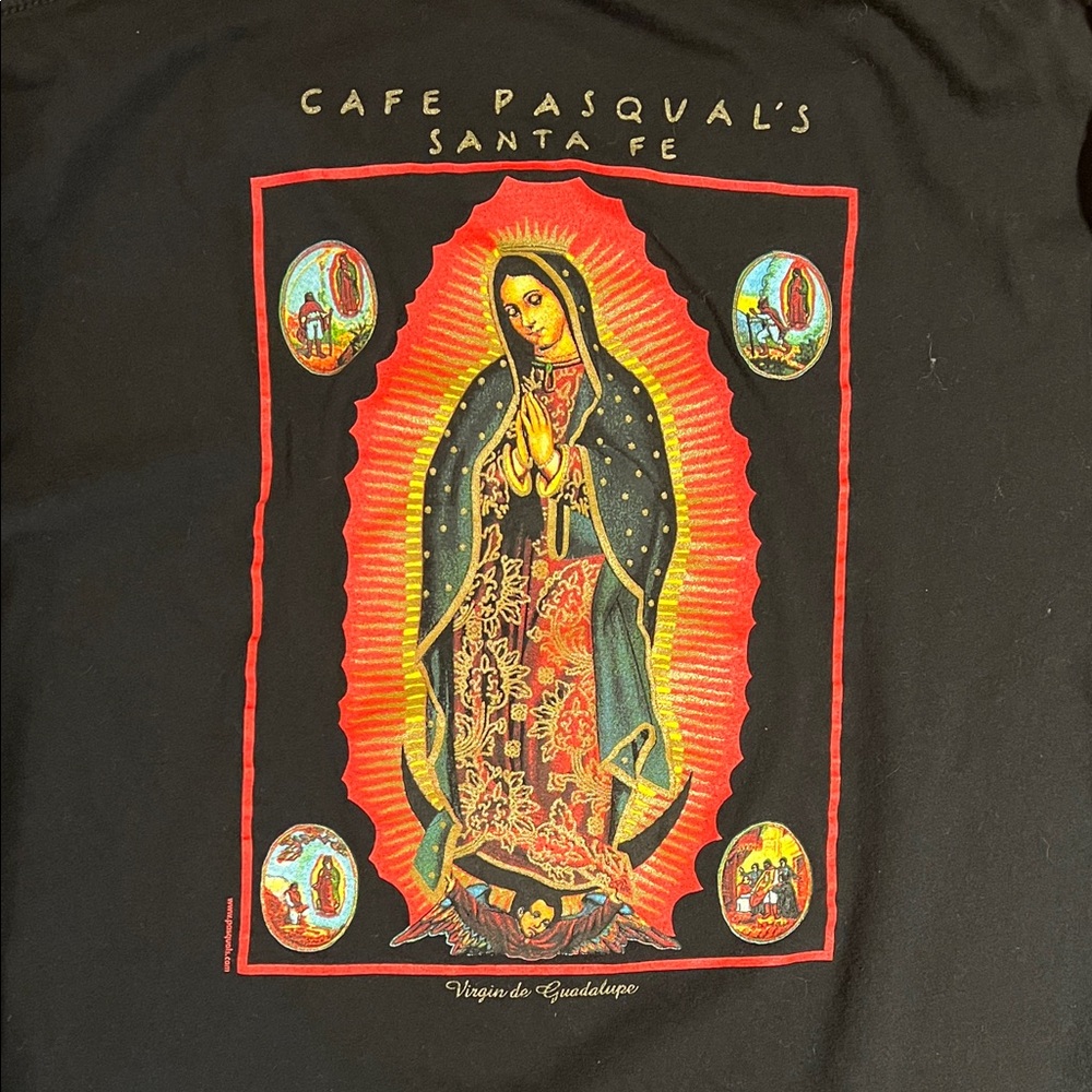 Black Cafe Pasqual's Santa Fe Graphic T-Shirt